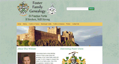 Desktop Screenshot of fosterfamilyhistory.com